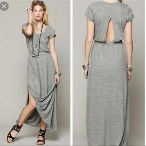 Grey small Free People Beach maxi dress